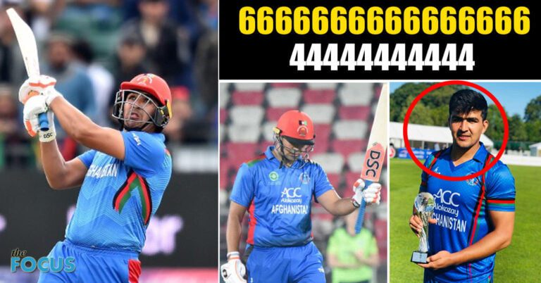 अफगानी बल्लेबाज का बवंडर, 16 छक्के लगाकर 27 गेंदो पर 140 रन ठोके, टी-20 में पहली बार 300 के करीब का स्कोर बना