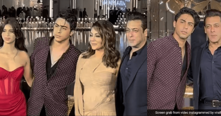 गौरी, सुहाना और आर्यन के संग नजर आए Salman Khan, वीडियो में भाईजान के साथ यूं नजर आए